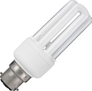 SPL Ba22d CFL 3U Stick 46x161mm 230V 1380Lm 23W 2700K 10000h 2700K Non-Dimmable - 442223022