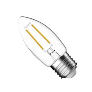 240v 2.5w E27 Filament LED Candle 2700K Non Dimmable - GE - 93115510