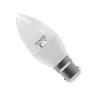 Power LED Candle Clear 240v 4w B22d Dimmable - Bell Code 05138