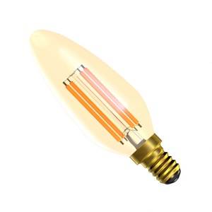 LED Filament Candle 240v 4w Ba22d Amber Non Dimmable - BELL - 01433
