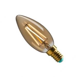 Plumen WattNott - Winnie - 4W Gold E14 Filament Candle 2000K 260lumens - 1203260383