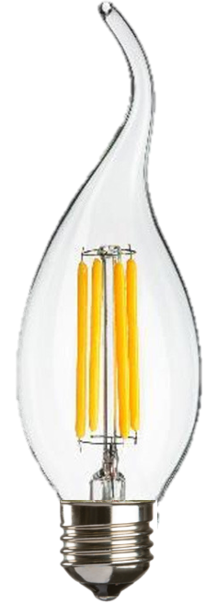 CLF4ESC 230V 4W ES Clear LED Candle Flame Tip