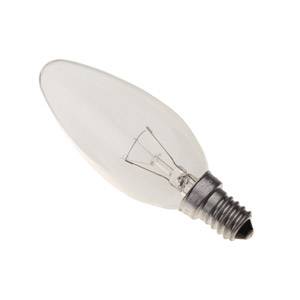 Candle 60w E14/SES 240v GE Clear Light Bulb - 35mm