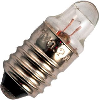 Schiefer E10 T9x23mm 22V 300mA 066W C-2R 30h Clear Lens End Torch 2500K Dimmable - 102103818
