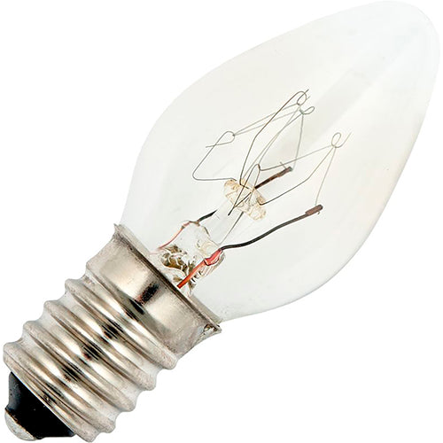 Schiefer E14 Candle C23x58mm 230V 7W C-5A RC 1000hrs Clear 2500K Dimmable - 662358007