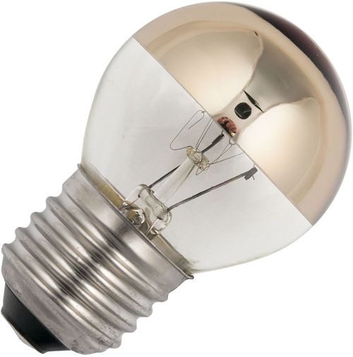 Schiefer E27 Top Mirror G45x72mm 230V 40W C-5A RC 1000h Clear Gold 2500K Dimmable - 419954035