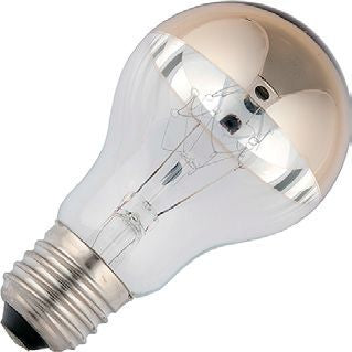 Schiefer E27 Top Mirror GLS A60x105mm 230V 100W 5-C9 RC 1000h Clear Gold 2500K Dimmable - 276084392