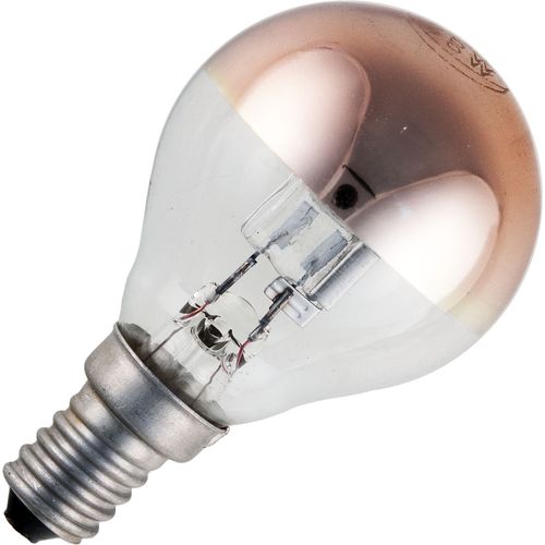 Schiefer Eco Halogen E14 Top Mirror G45x72mm 235V 20W CC-5A 2000h Clear Gold 2800K Dimmable - 641454030