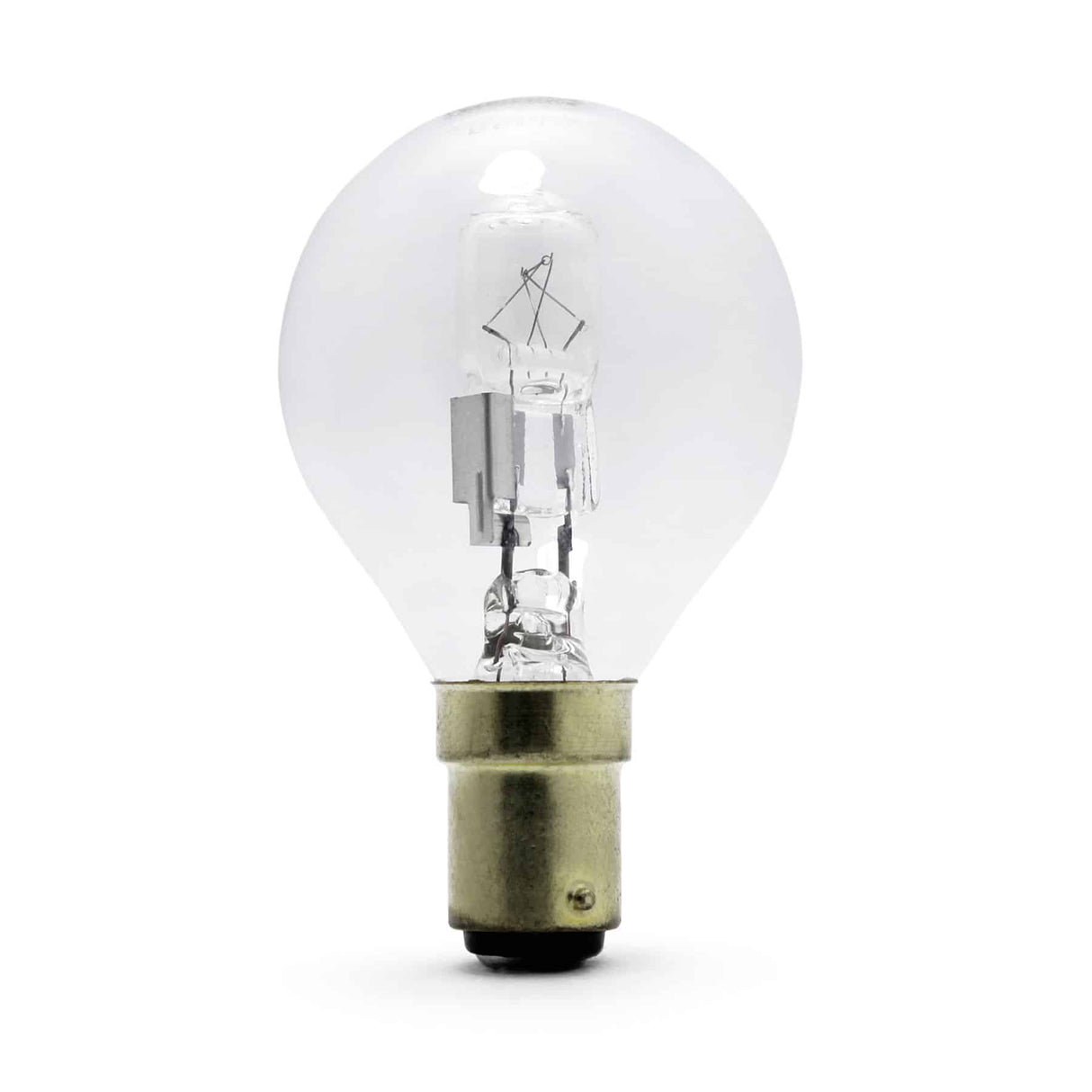 Bell 05217 Dimmable 18W Halogen SBC Small Bayonet Cap B15 Golfball Warm 2700K
205lm Clear Light Bulb