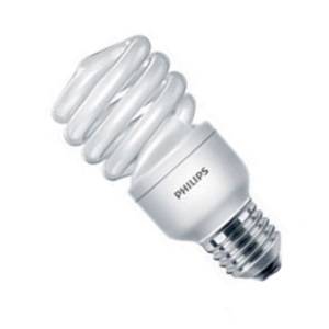 Philips 240v 8w E27 Colour: 86 Electronic Spiral - Energy Saver - Tornado