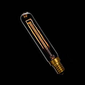 OBSOLETE READ TEXT - Tubular 25w E14/SES 240v Clear with Decorative Filament Light Bulb Long Life