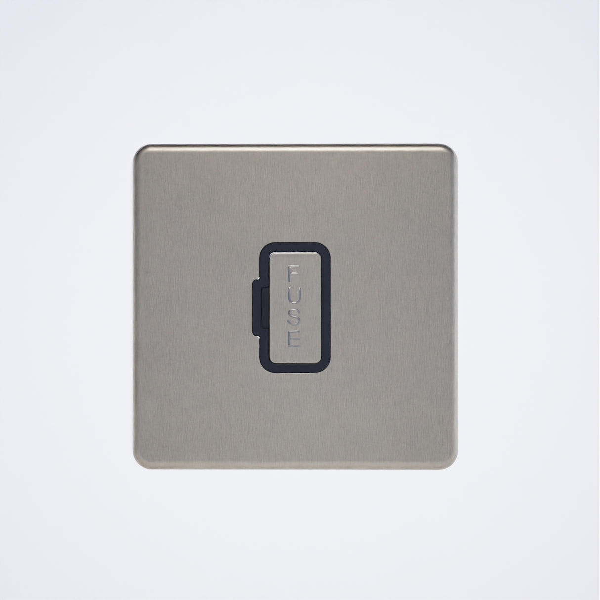 Screwless 13A Unswitched Spur Brushed Chrome