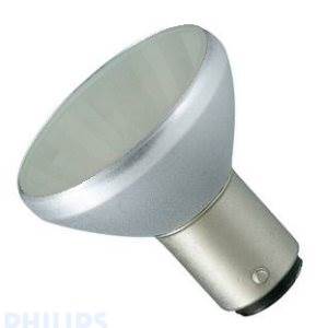 GBK or 6439 12v 50w Ba15d 25° Beam Angle With Frosted Front Lens 56mm Metal Reflector