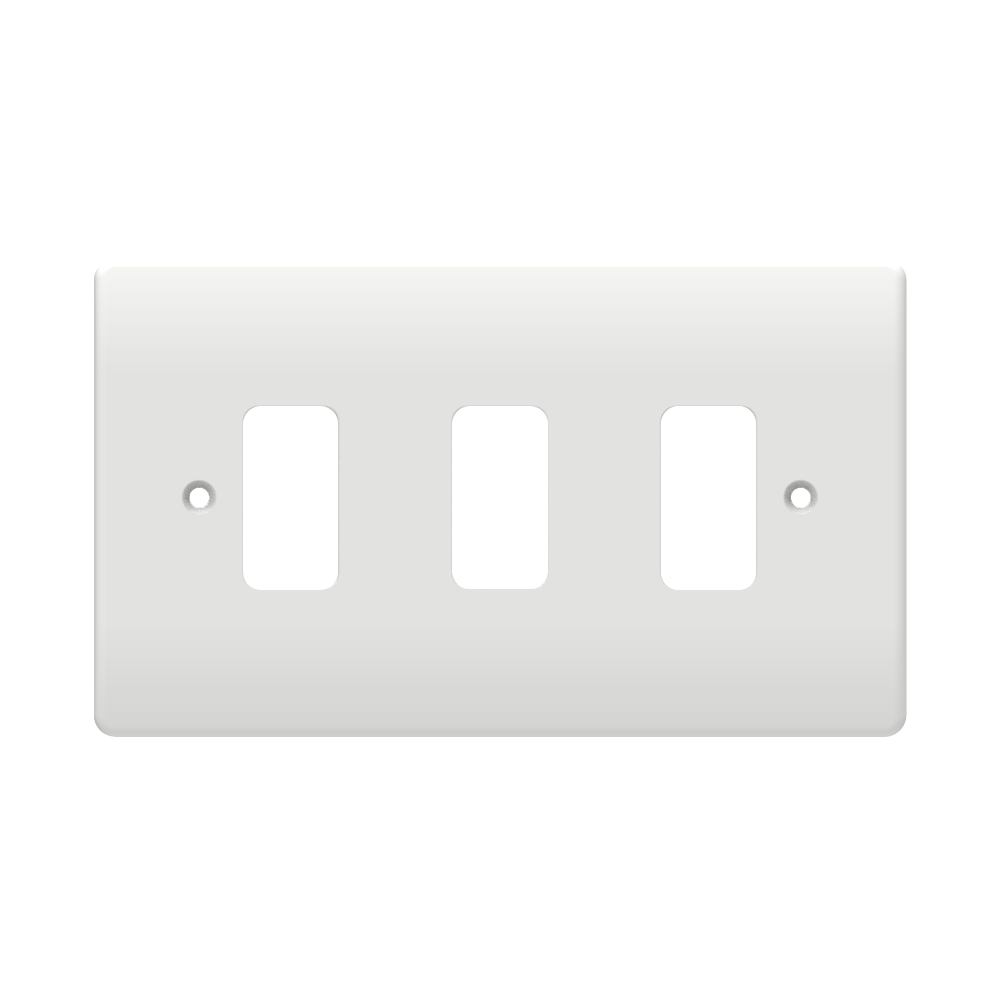 Caradok 3G Front Grid Plate White Moulded