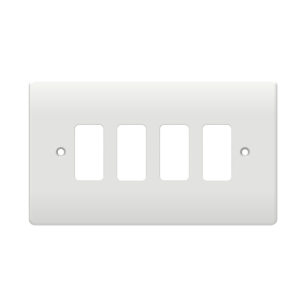 Caradok 4G Front Grid Plate White Moulded
