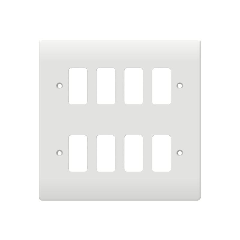 Caradok 8G Front Grid Plate White Moulded