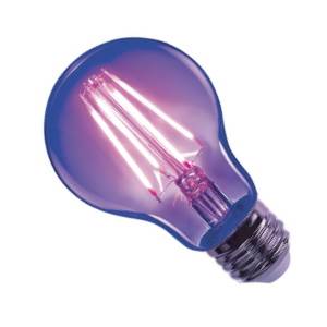 240v 3.5w E27 Filament LED A60 Blacklight Blue 400nm - 0086302