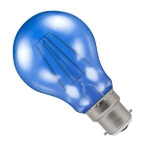 240v 4.5w BC LED Harlequin Blue - Crompton - 13650