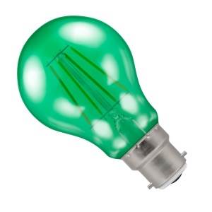240v 4.5w BC LED Harlequin Green - Crompton - 13674