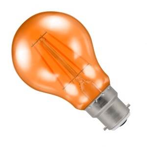 240v 4.5w BC LED Harlequin Orange - Crompton - 13698