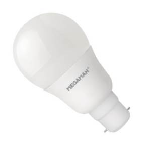 GLS 9.5W LED Megaman BC/B22 Light Bulb - 2800k 810 Lumens - Non Dimmable
