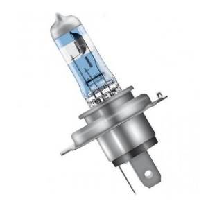 H4 Car Bulb Electric Blue 12v 60/55w P43t - 3 Spade Prongs