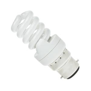 PLSP 11w 240v B22d/BC Extra Daylight/86 T2 Electronic Spiral Energy Saving Light Bulb