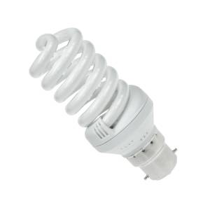 T2 Spiral Bulb 240v 20w B22d/BC Extra Warmwhite/827
