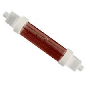 Infrared 500w 240v R7s Heat Light Bulb With Outer Ruby Red Jacket