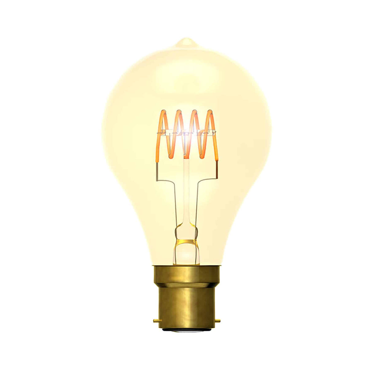Bell 60016 Dimmable 4W BC Bayonet Cap B22 GLS Very Warm 2200K
150lm Gold Light Bulb