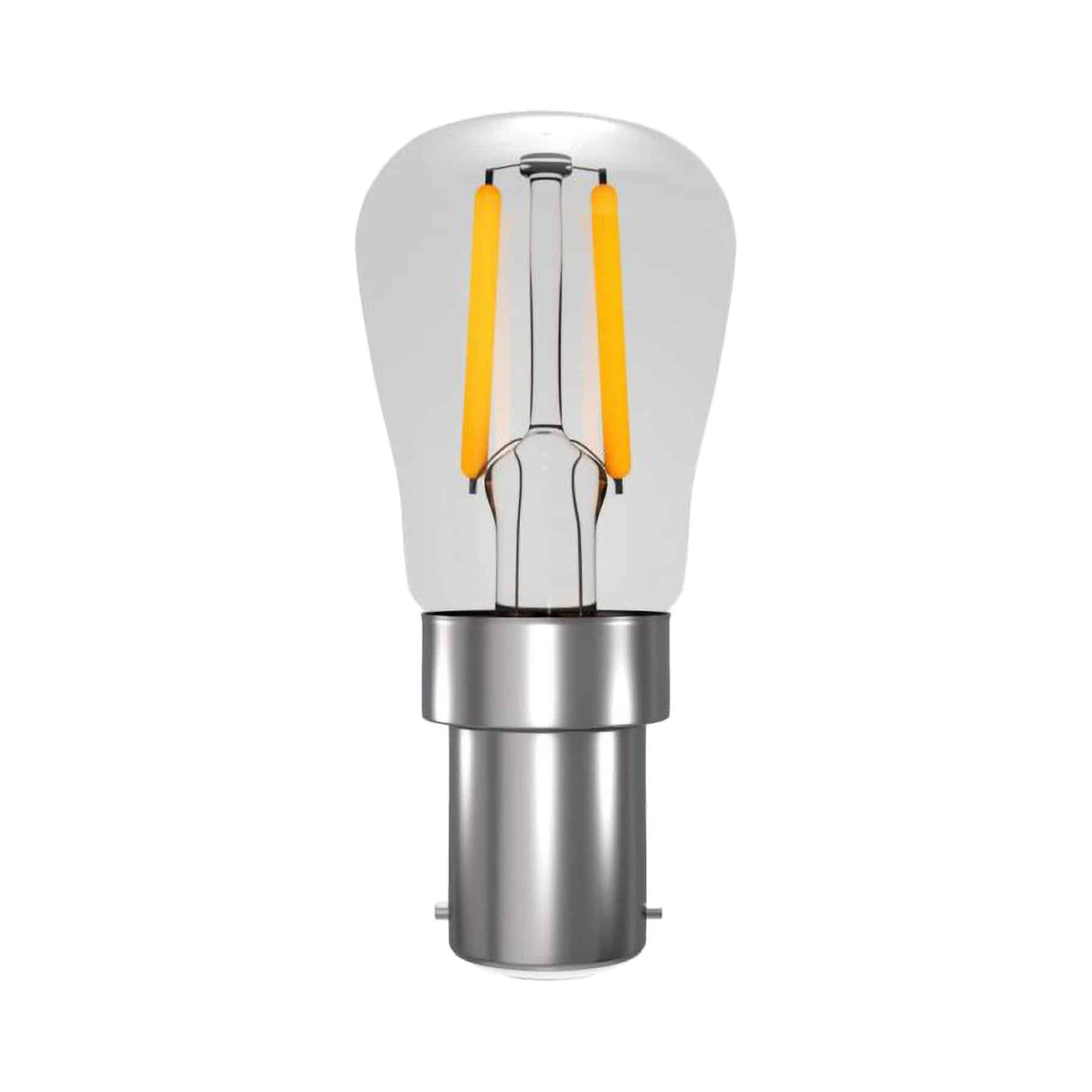 Bell 60222 Dimmable 2W LED SBC Small Bayonet Cap B15 Pygmy Very Warm 2200K
130lm Clear Light Bulb