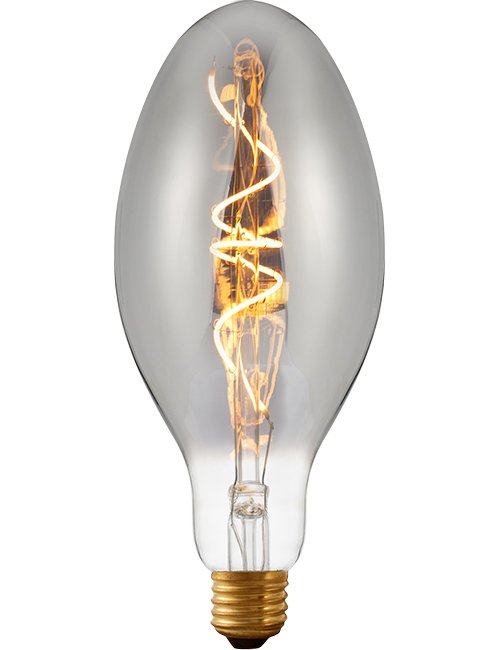 SPL LED E27 Filament FleX Ellipse C100x230mm 230V 100Lm 4W 2200K 822 360° AC Smoke Dimmable 2200K Dimmable - LF023911003