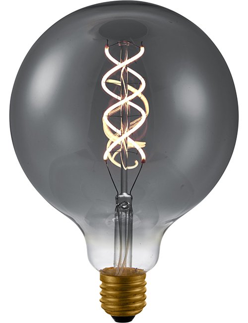 SPL LED E27 Filament FleX DH Globe G125x180mm 230V 120Lm 5W 2200K 822 360° AC Smoke Dimmable 2200K Dimmable - L272514003