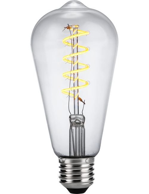 SPL LED E27 Filament FleX AX Rustika ST64x140mm 230V 220Lm 4W 2200K 922 360° AC Clear Dimmable 2200K Dimmable - LX023960309