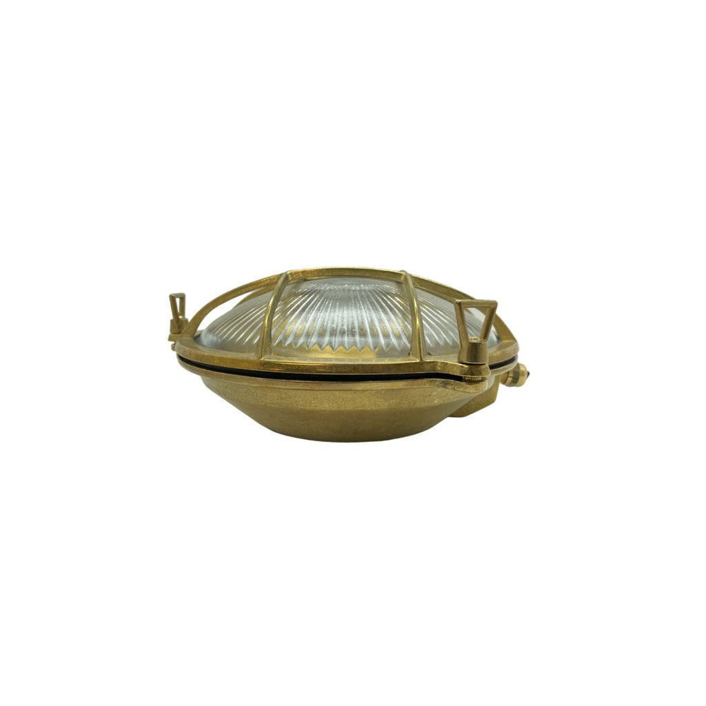 solid brass large porthole bulkhead antique brass