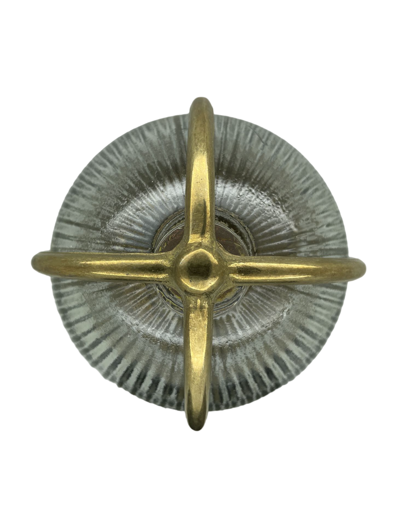 solid brass large post light antique brass