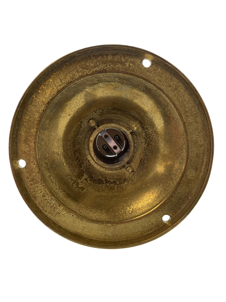 solid brass large post light antique brass
