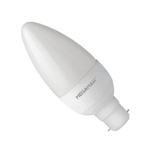Megaman Economy LED Candle 240v 3.5w Ba22d Non Dim 250lm - 143306- LC0403.5V2