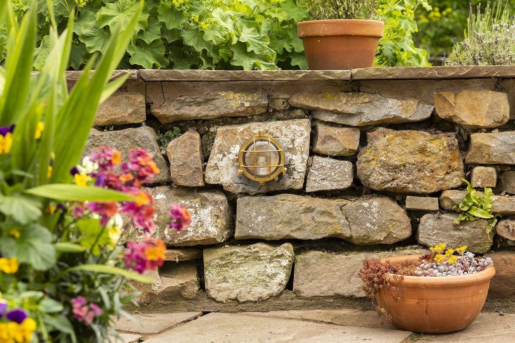 solid brass porthole bulkhead g9 mini 120mm x 60mm