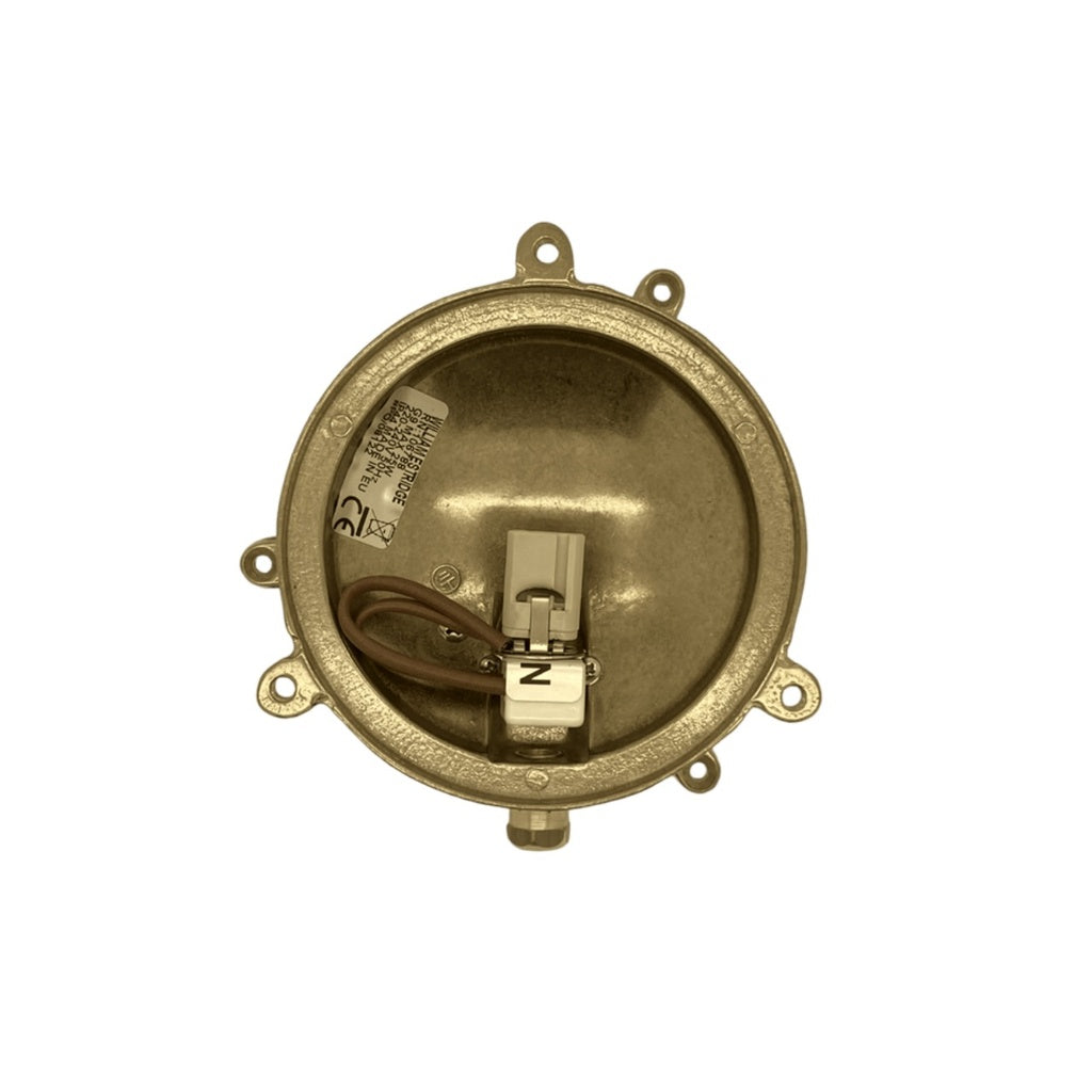 solid brass porthole bulkhead g9 mini 120mm x 60mm