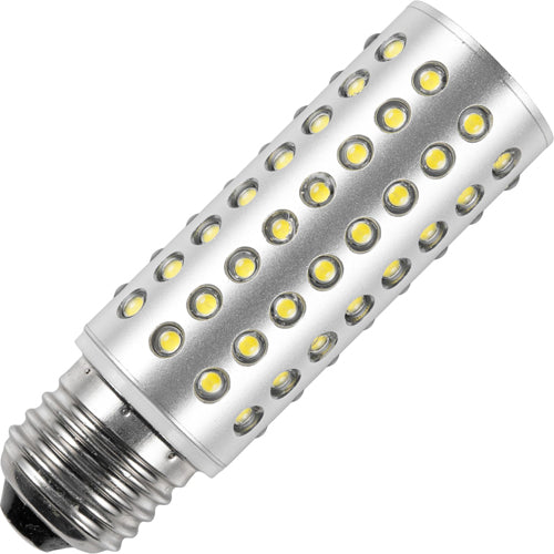 Schiefer Navigation LED E27 T32x110mm 110V 20mA 550Lm 5W 6500K 30000h AC Anodized Aluminium IP66 Ship lamp 6500K Non-Dimmable - 022790300