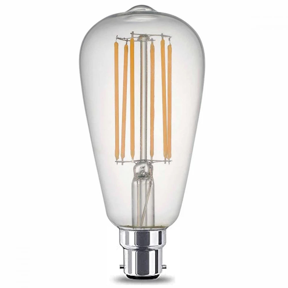 Casell NAVL8BC-82D-CA - Filament LED ST64 240v 8w B22d 828 Dim