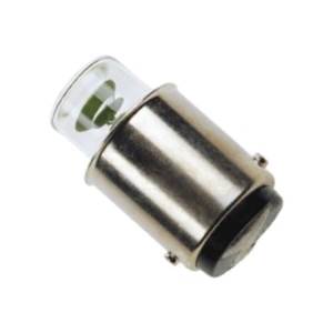 Miniature light bulbs 110 volt Ba15d T14x30mm Neon