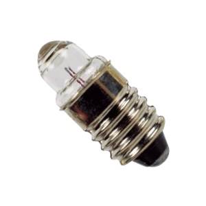 Miniature light bulbs 1.2 volts .22 amps E10 9X24mm Lens Ended Torch Bulb