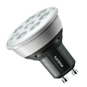 Philips MASTER LEDspot MV VLE D 4.3-50w Dimmable GU10 2700°K 36° Beam - 56310600