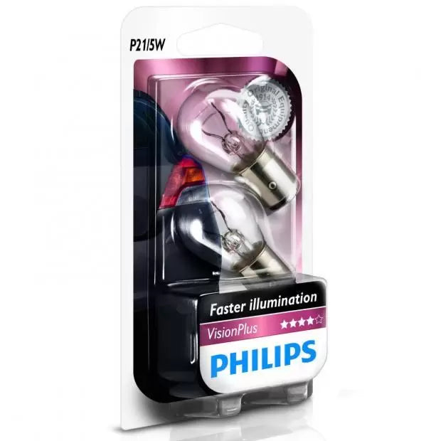 Philips 12499VPB2 21W P21/5W (380) Halogen Bulbs