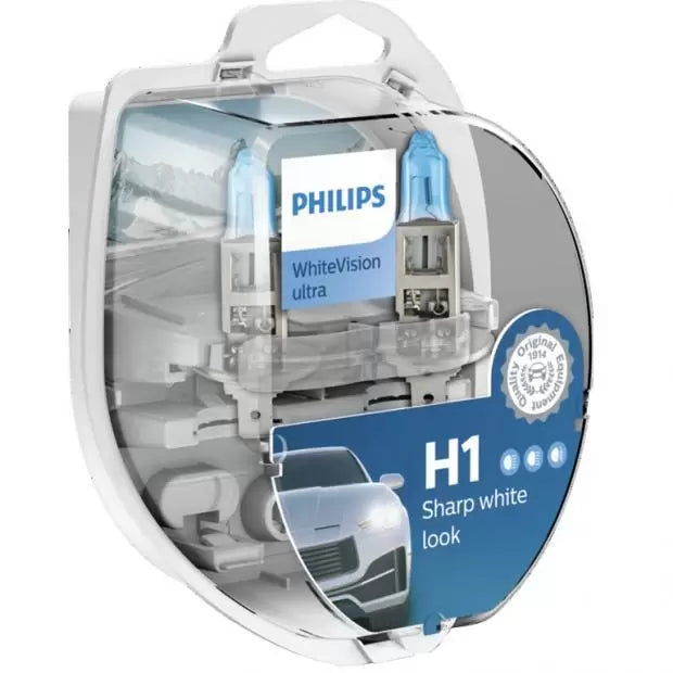Philips 12258WVUSM P14,5s Halogen 2 Halogen Bulbs