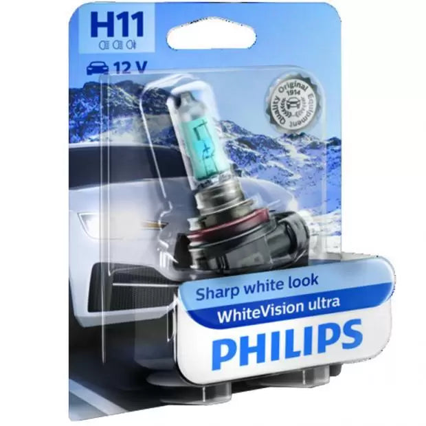 Philips 12362WVUB1 Up to 4000K PGJ192 H11 Halogen Bulbs