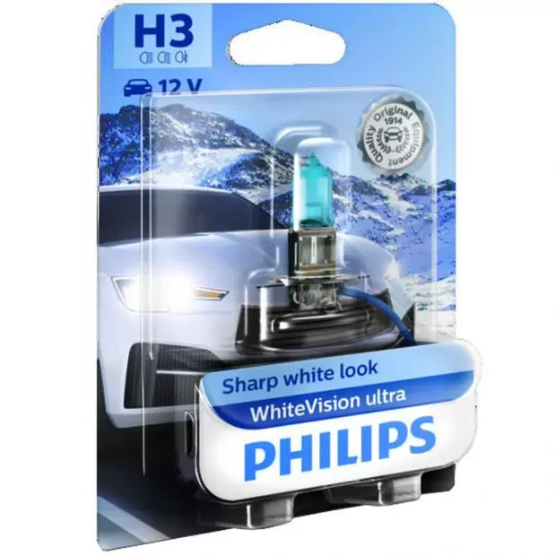 Philips 12336WVUB1 PK22s 3900K H3 (453) Halogen Bulbs