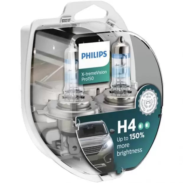 Philips 12342XVPS2 3600K P43t38 H4 (472) Halogen Bulbs